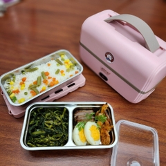 Hộp cơm cắm điện tự nấu, ủ ấm thức ăn Quai xách tiện lợi mang theo BENNIX BN-99S
