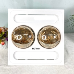Đèn sưởi nhà tắm âm trần có điều khiển, bảo hành 5 năm. BENNIX BN-02AT-R