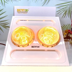 Đèn sưởi nhà tắm âm trần có điều khiển, bảo hành 5 năm. BENNIX BN-02AT-R