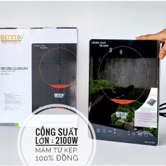 Bếp từ đơn cao cấp công suất lớn 2100W, thời trang, Bennix BN-166IH