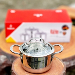 Bộ nồi Inox 304 đúc liền khối Kalpen Kazler-KZ1 - 3 chiếc 16-20-24cm