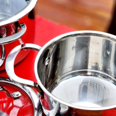 Bộ nồi Inox 304 đúc liền khối Kalpen Kazler-KZ1 - 3 chiếc 16-20-24cm