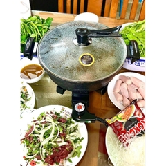 Nồi Lẩu Điện Đa Năng Nhôm Đúc Chống Dính, dung tích 5L Bennix BN-05EGP