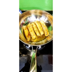 Chảo inox 304 đáy từ đúc liền khối Kalpen (Đức) size 20-24-26-28cm