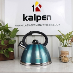 (CÒI BÁO SÔI ) Ấm đun nước inox 304, 5 đáy cao cấp Kalpen KK03- 3Lít