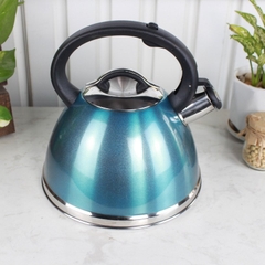 (CÒI BÁO SÔI ) Ấm đun nước inox 304, 5 đáy cao cấp Kalpen KK03- 3Lít