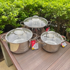 Bộ nồi inox 304 cao cấp 5 đáy Kalpen Lermat L1