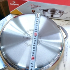 Chảo inox 304 liền khối- Xào,chiên rán, Lẩu - Kalpen KP-8528 size 28cm