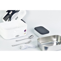 Hộp cơm giữ nhiệt, hâm nóng, Thìa rĩa inox Bennix Thailand  BN-88i