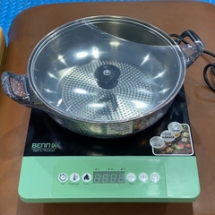 Bếp Từ Đơn Phím Cơ Bennix BN-266IH, 2000W, Tặng kèm nồi lẩu 28cm