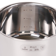 Quánh Inox 304 Đúc Liền Khối Kalpen Emer EM16 - 16Cm