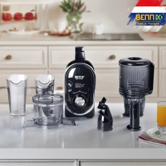 Máy ép chậm, ép trái cây nguyên quả Bennix BN-802SJ, 300W, Bảo hành 12 tháng