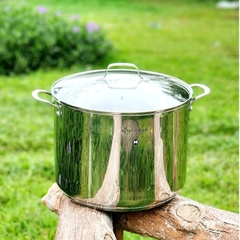 Nồi luộc gà inox 5 đáy cao thành size 32cm Kingcook KPO1750-32, Thể tích 19 lít