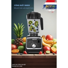 Máy Xay Sinh Tố Công Nghiệp, 2800W, 3 Lít Bennix BN-228BL, Bảo hành 24 tháng