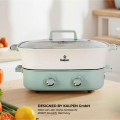 Bếp nướng lẩu 2 ngăn đa năng Kalpen PP66 2200w - 6,5 lít