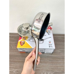 Bộ Nồi Chảo Cho Bé Ăn Dặm, Inox Liền Khối KALPEN BB14-14cm, Bảo hành 30 năm