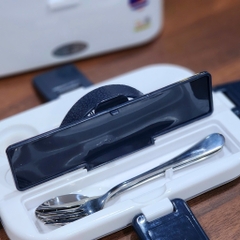 Hộp cơm giữ nhiệt, hâm nóng, Thìa rĩa inox Bennix Thailand  BN-88i