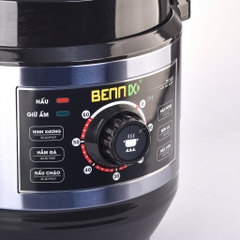 Nồi Áp Suất Điện Dạng Cơ, Lòng Niêu 6L Bennix BN-60P, Bảo Hành 1 Năm