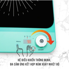 Bếp Từ Đơn Kalpen IK2, Công Suất 2200W, Bảo Hành 2 Năm