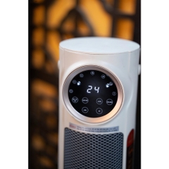 Quạt sưởi gốm điện tử, Công nghệ AI, ion diệt khuẩn chống khô da KALPEN E10