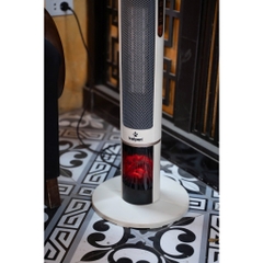 Quạt sưởi gốm điện tử, Công nghệ AI, ion diệt khuẩn chống khô da KALPEN E10