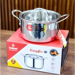 Nồi Lẻ Inox 304 Liền đáy Kalpen Kampfer KF18/KF20/KF24, Bảo hành 30 năm