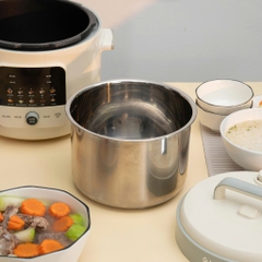 Nồi áp suất điện tử lòng nồi inox dung tích 6L Kalpen P5, Bảo hành 2 năm