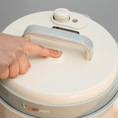 Nồi áp suất điện tử lòng nồi inox dung tích 6L Kalpen P5, Bảo hành 2 năm