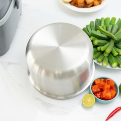 Nồi nấu đa năng lòng nồi inox 304 dung tích 1,8L, 10 chế độ nấu KALPEN R13, Bảo hành 2 năm