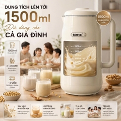 Máy làm sữa hạt xay nấu đa năng BENNIX BN-826K, Dung tích 1,5L, Bảo hành 24 tháng