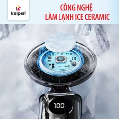 Quạt sạc cầm tay mini tạo lạnh bề mặt, 100 cấp độ gió KALPEN F15.