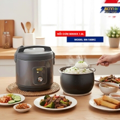 Nồi Cơm Điện Lòng Niêu Dày Bennix BN-180QX/ 018RC, Dung Tích 1,8L Phù Hợp 4-6 NgườI Ăn