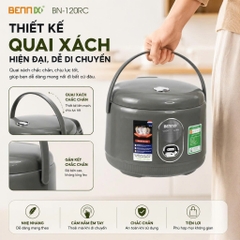 Nồi cơm điện lòng niêu, Quai xách 1,2L BENNIX BN-120RC, Bảo hành 1 năm
