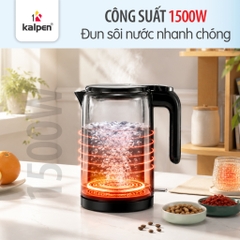 Ấm Đun Nước Siêu Tốc 2 Lớp Kalpen KK97 (1.7L) – An Toàn, Đun Nhanh, Tiết Kiệm Điện