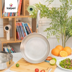 Chảo inox đáy liền chống dính tự thân vân Kim Cương KALPEN SA20/ SA24/ SA26/ SA28