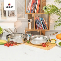 Chảo inox đáy liền chống dính tự thân vân Kim Cương KALPEN SA20/ SA24/ SA26/ SA28