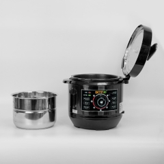 Nồi Áp Suất Điện Bennix BN-60SUS Dung Tích 6L - Lòng Nồi Inox 304 Cao Cấp Cao An Toàn, Ninh Hầm Đa Năng