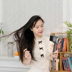 Máy Sấy Tóc Độ Ồn Thấp Kalpen HD7 HD8 1400W Động Cơ BLDC Tốc Độ Cao Sấy Nhanh Bảo Vệ Tóc Chính Hãng