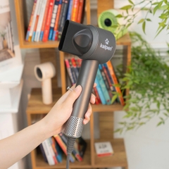 Máy Sấy Tóc Độ Ồn Thấp Kalpen HD7 HD8 1400W Động Cơ BLDC Tốc Độ Cao Sấy Nhanh Bảo Vệ Tóc Chính Hãng