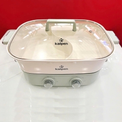 Bếp nướng lẩu 2 ngăn đa năng Kalpen PP66 2200w - 6,5 lít