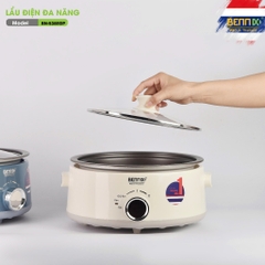 Nồi lẩu điện đa năng dung tích 5L Bennix BN-538EGP, Bảo hành 12 tháng