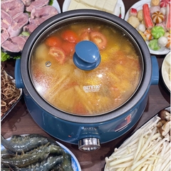 Nồi lẩu điện đa năng dung tích 5L Bennix BN-538EGP, Bảo hành 12 tháng