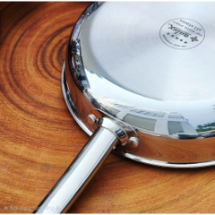 Bộ nồi 4 món inox 304 liền khối, 3 nồi 16-20-24cm và 1 chảo 26cm AULUX PS3-04