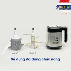 Máy xay công nghiệp đa năng 1200W BENNIX BN-80MG/ BN-88MG, Bảo hành 1 năm