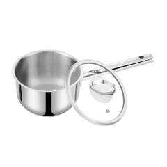 Nồi nấu bột cho bé 14cm inox 304 5 đáy đun bếp từ BENNIX BN-14SP