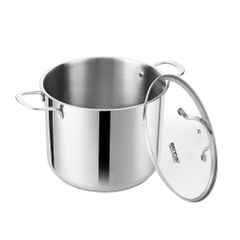 Nồi luộc gà inox 5 đáy cao thành size 26-30cm BENNIX BN-26SS/ 30SS