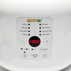 Nồi Nấu Chậm Điện Tử Lõi Sứ Hầm Cháo cho bé 8 chức năng, Bennix BN-30SLC Bảo hành 2 Năm