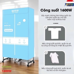 Tủ sấy quần áo máy sấy quần áo  BENNIX Thailand BN-223TS, Bảo hành 18 tháng