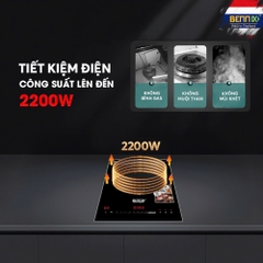 Bếp từ đơn âm cảm ứng cao cấp Bennix BN-188IH, Công suất 2200W