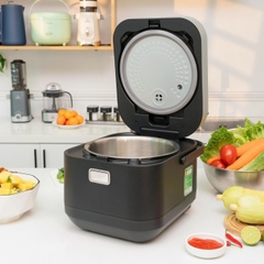 Nồi cơm điện cao tần lòng nồi inox 304 liền khối 1,8L KALPEN R14- 1250W, Bảo hành 2 năm